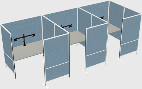 Flexible panel system with privacy