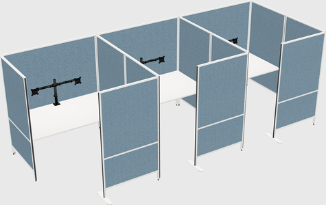 Flexible panel system with privacy
