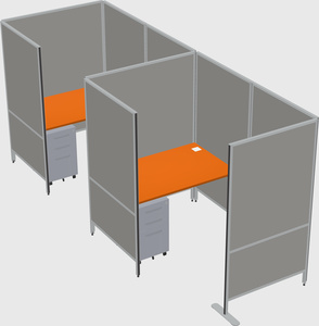 Small private panel system