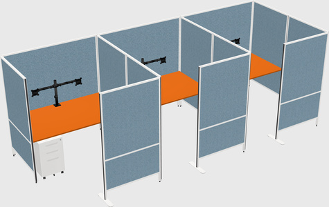 Flexible panel system with privacy