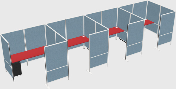 Flexible panel system with privacy