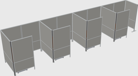 Small private panel system