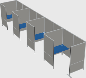 Small private panel system