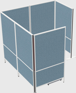 Flexible panel system with privacy