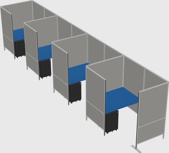 Small private panel system