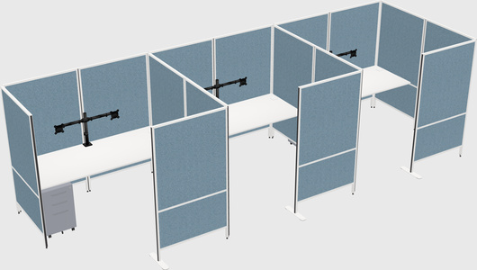 Flexible panel system with privacy