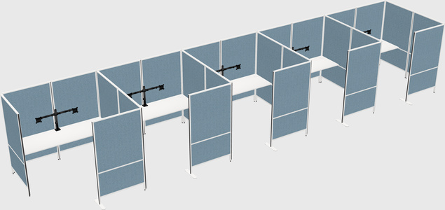 Flexible panel system with privacy