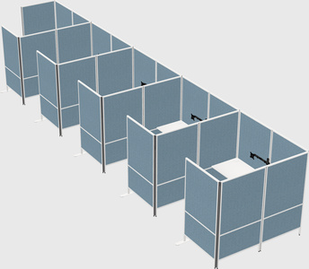 Flexible panel system with privacy