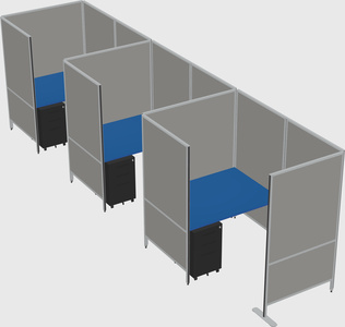 Small private panel system
