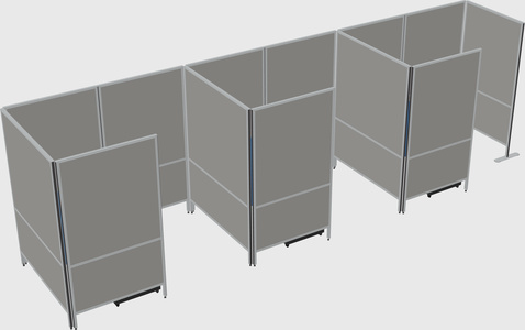Small private panel system