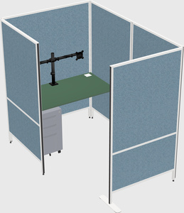 Small private panel system