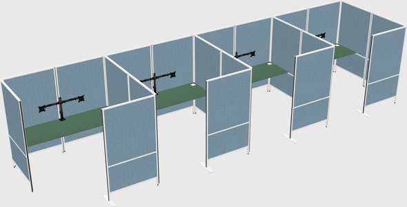 Flexible panel system with privacy
