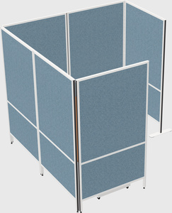 Flexible panel system with privacy