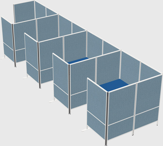 Flexible panel system with privacy