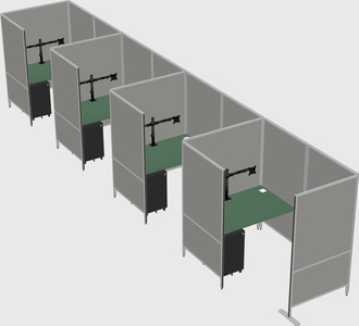 Small private panel system