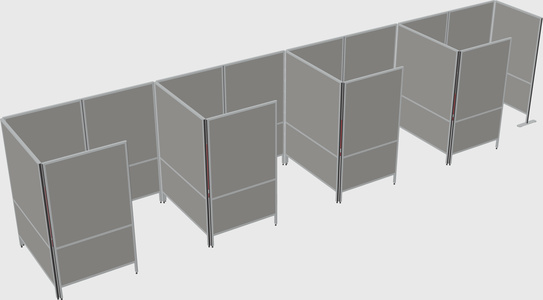Small private panel system