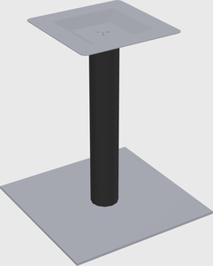 Modular table/desk base