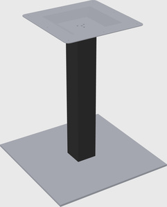 Modular table/desk base