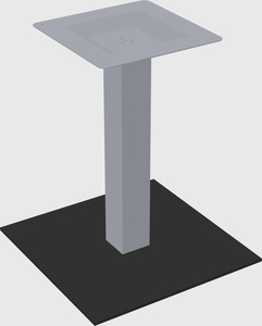 Modular table/desk base