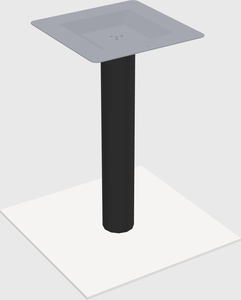 Modular table/desk base