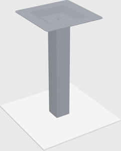 Modular table/desk base