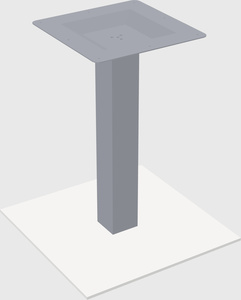 Modular table/desk base