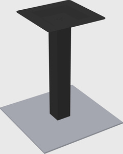 Modular table/desk base