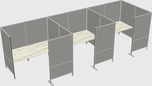 Flexible panel system with privacy