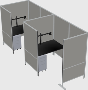 Small private panel system