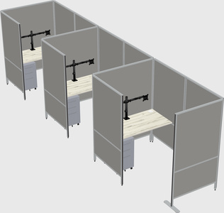 Small private panel system