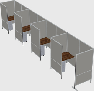 Small private panel system