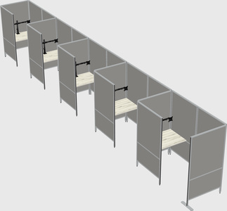 Small private panel system