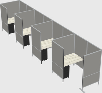Small private panel system