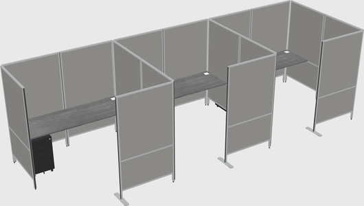 Flexible panel system with privacy