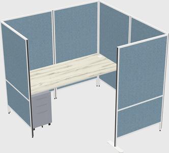 Flexible panel system with privacy