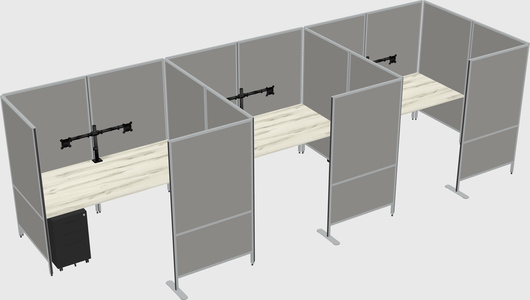 Flexible panel system with privacy