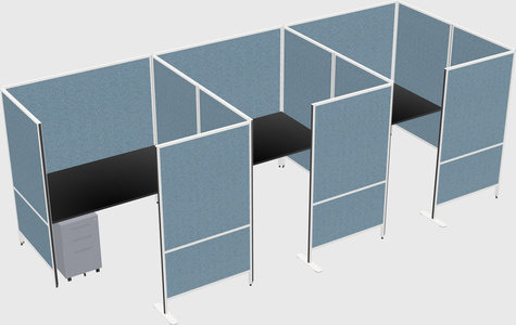 Flexible panel system with privacy