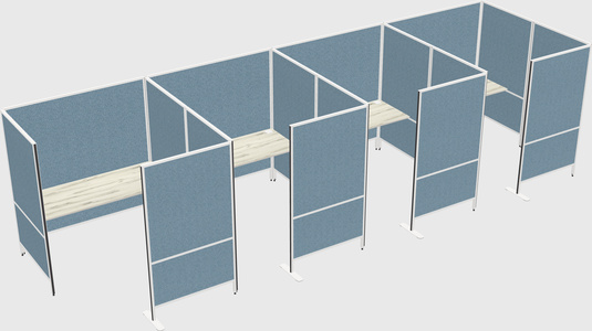 Flexible panel system with privacy