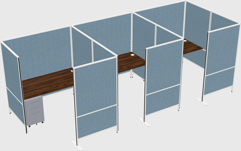 Flexible panel system with privacy