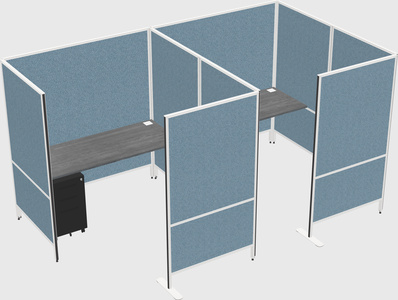 Flexible panel system with privacy