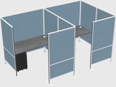 Flexible panel system with privacy