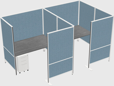 Flexible panel system with privacy