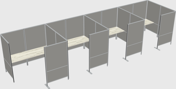 Flexible panel system with privacy