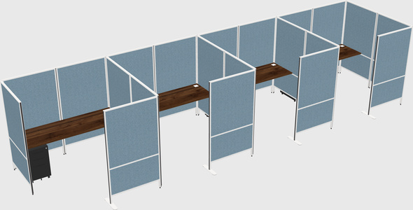 Flexible panel system with privacy