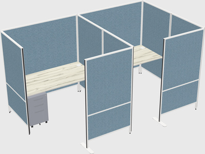 Flexible panel system with privacy