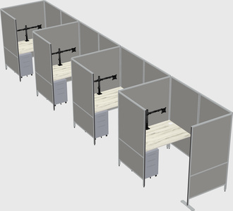 Small private panel system