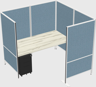 Flexible panel system with privacy