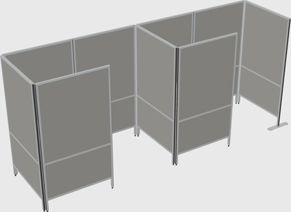 Small private panel system