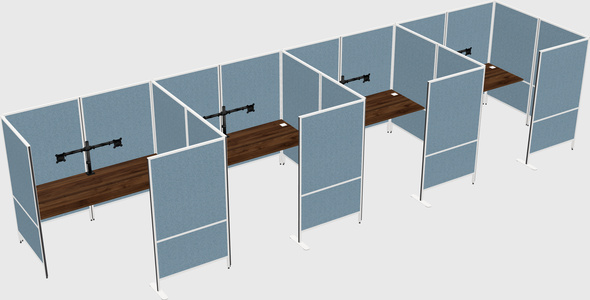 Flexible panel system with privacy