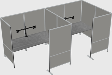 Flexible panel system with privacy